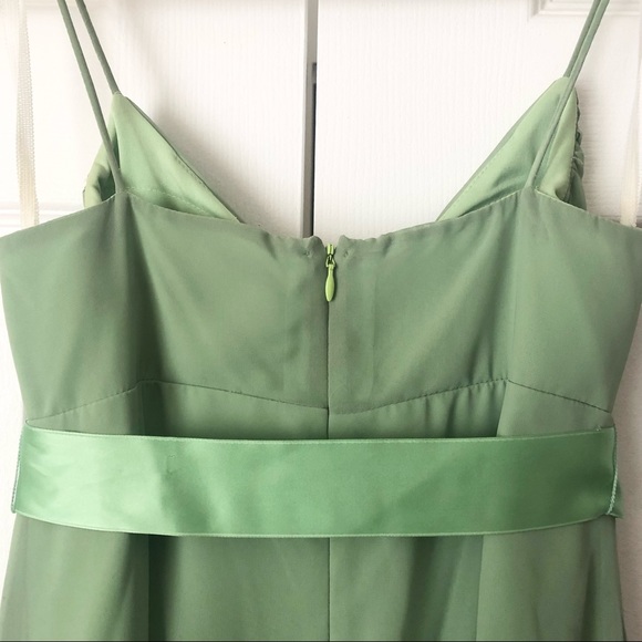 Onyx Nite Green Chiffon Dress - Picture 4 of 6